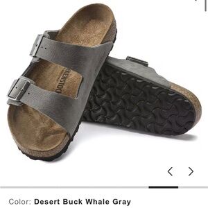 Birkenstock Gray Double Strap Sandals